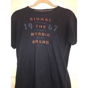 SIGNAL T-Shirt Men’s M Short Sleeve  Blue